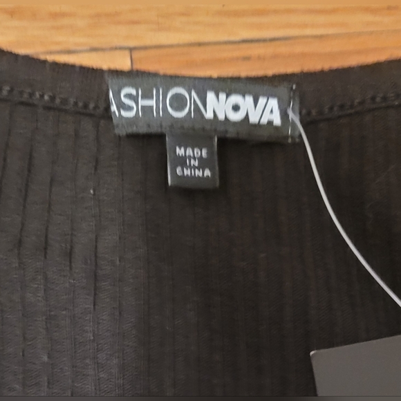 Fashion Nova "A Little Bossy Midi Dress" Black- Size: Small- NEW with Tags!!!! - Picture 8 of 11